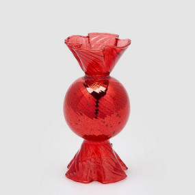 castiçal Rebuçado Vermelho